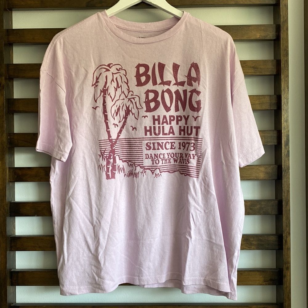Billabong Slow Down Oversized Graphic Tee View 6